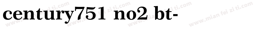 century751 no2 bt字体转换